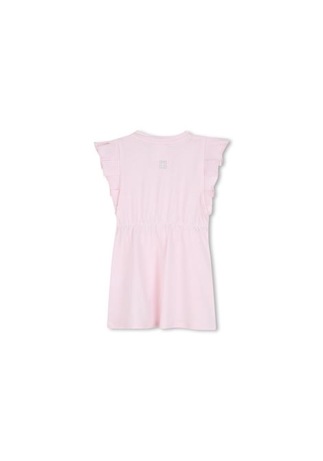 Vestito Rosa Con Logo Argentato GIVENCHY KIDS | H3065544Z